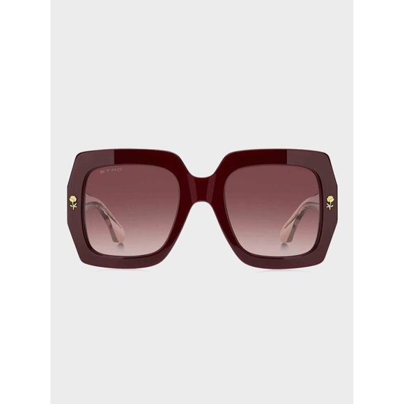 New Etro ETRO0011/S 0LHF3X Burgundy Frame Women\'s Sunglasses Authentic main image 4